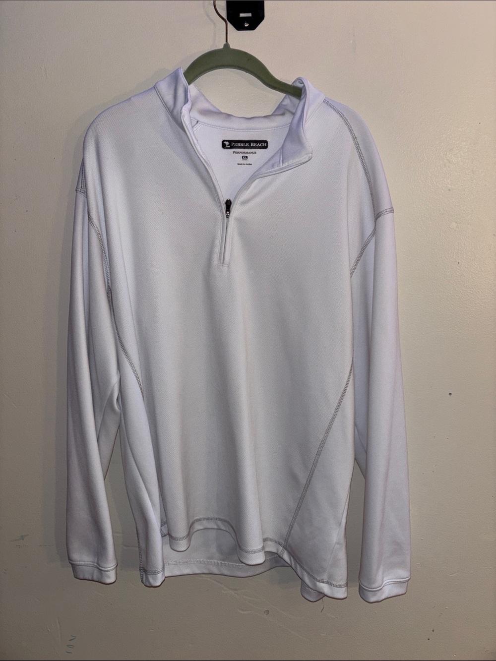 Tommy Bahama White Half-Zip Pullover Hoodie